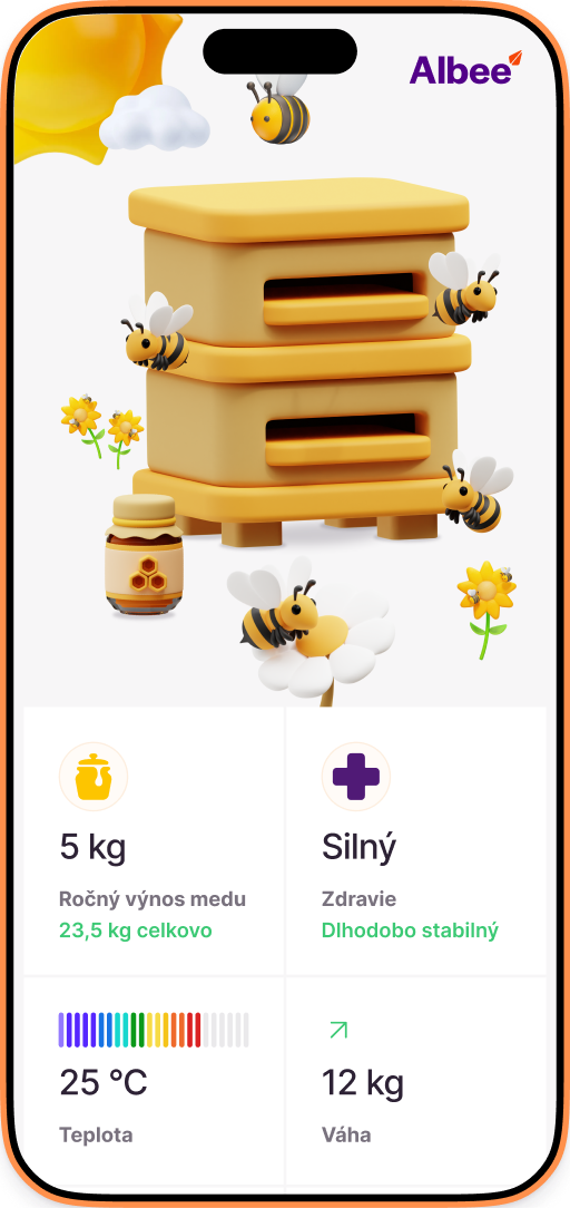 Ukážka aplikácie Albee v mobile
